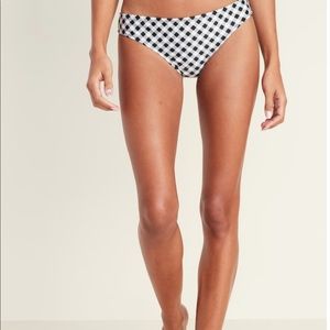 Old Navy gingham check bathing suit bottoms